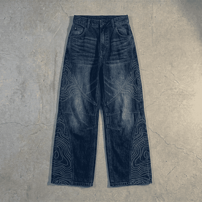 Persona Baggy Jeans : Topographic Design