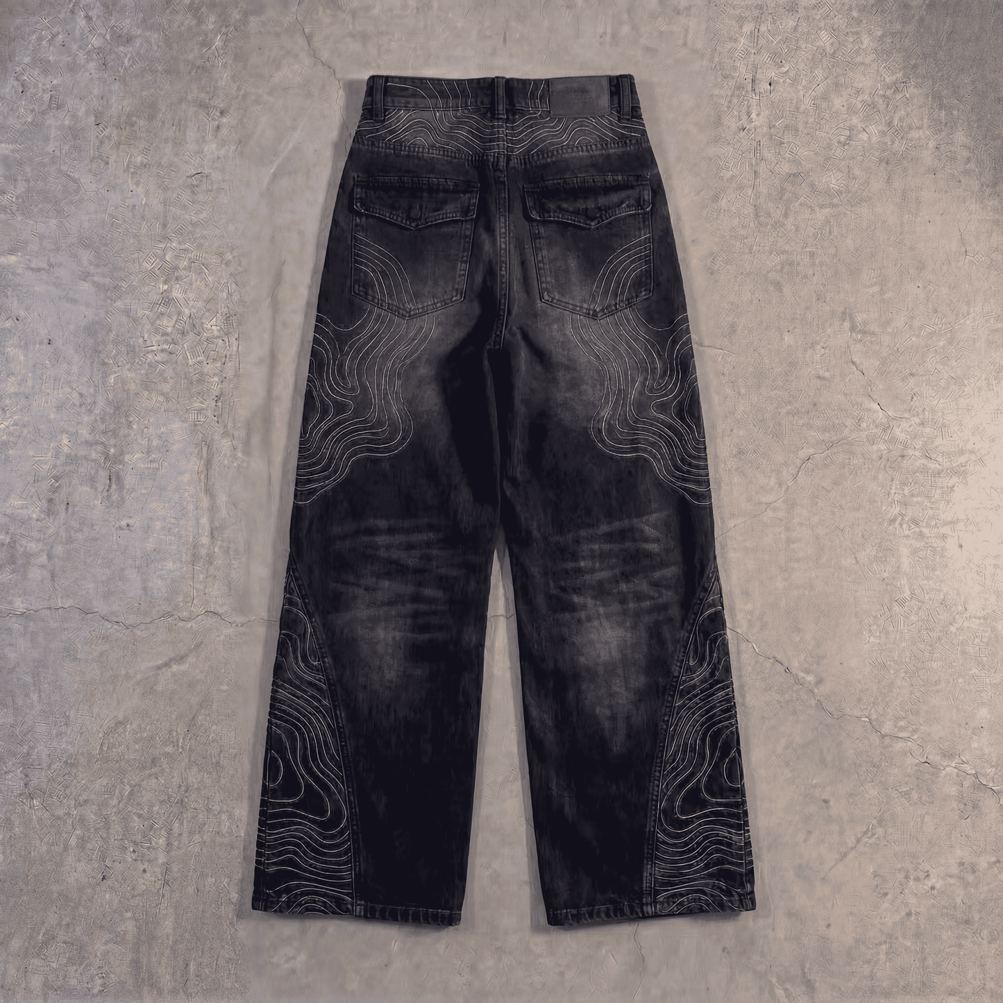 Persona Baggy Jeans : Topographic Design