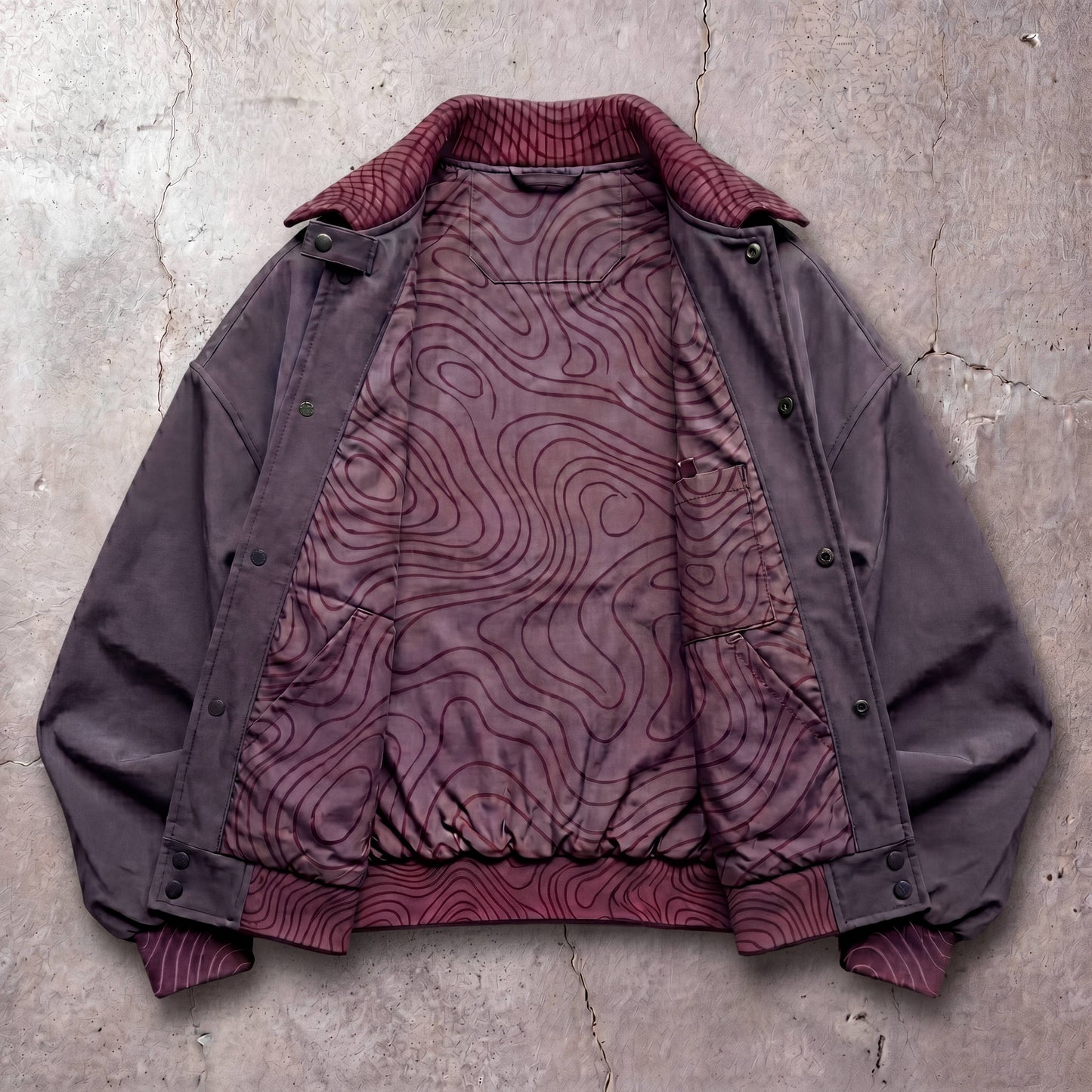 Persona Bomber Jacket : Topographic Design