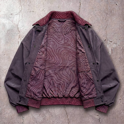 Persona Bomber Jacket : Topographic Design