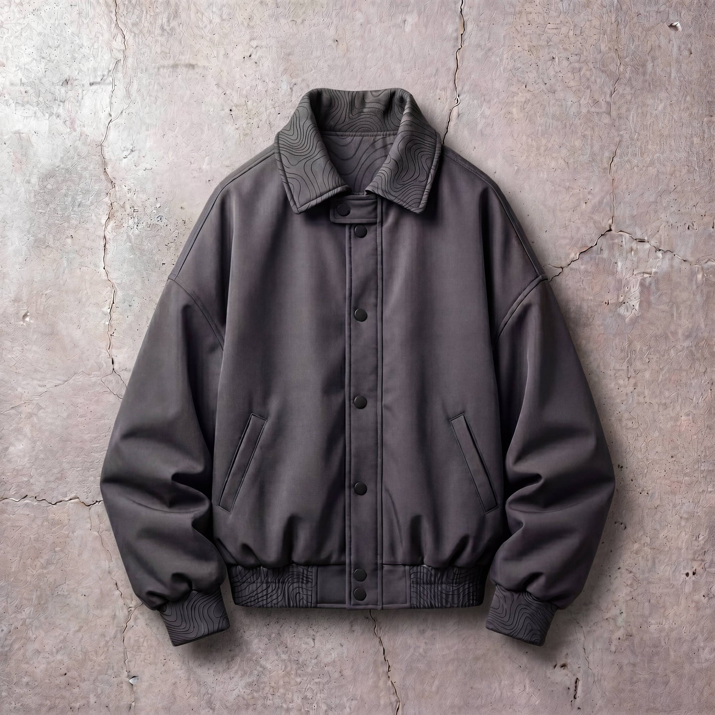 Persona Bomber Jacket : Topographic Design