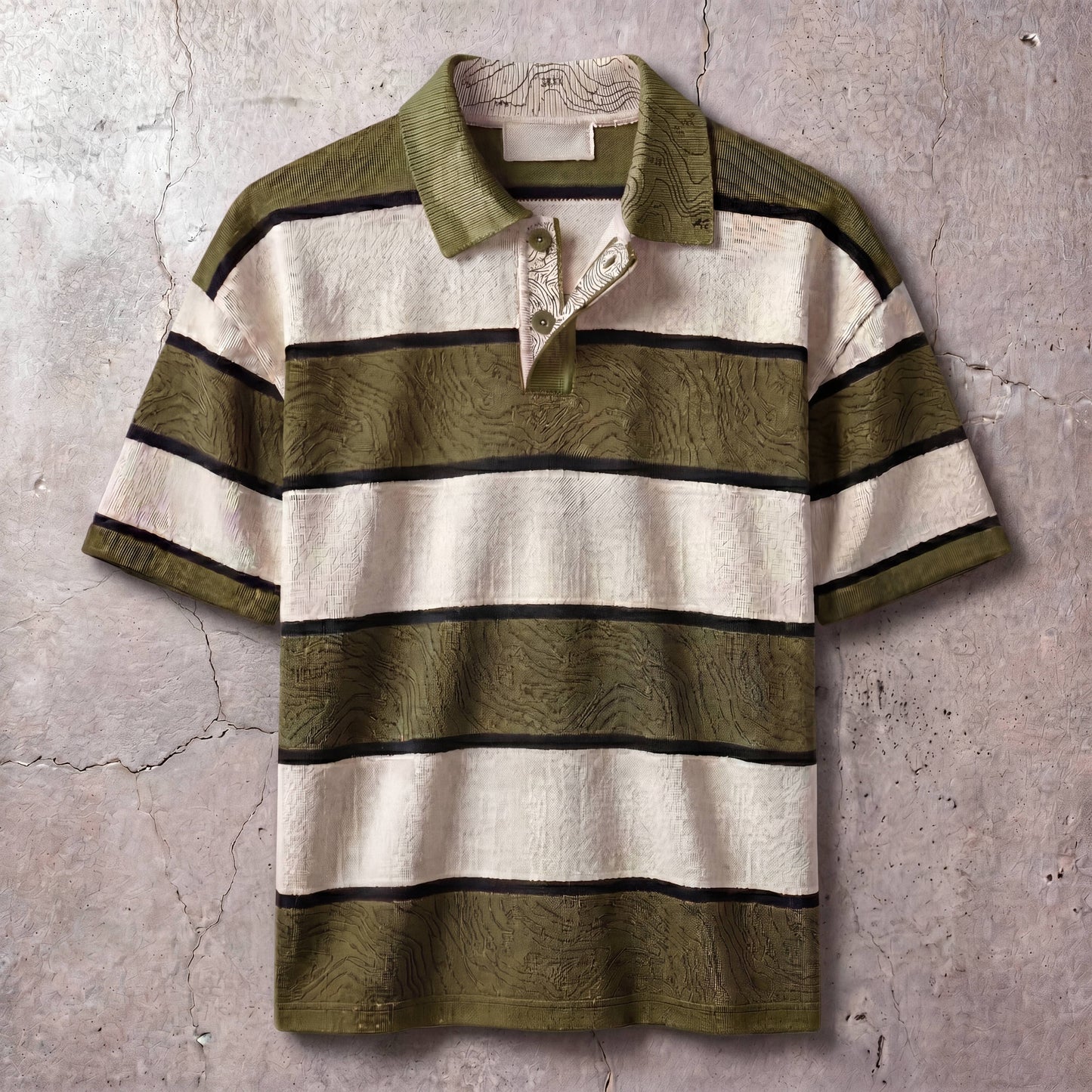 Persona Boxy Polo : Topographic Design
